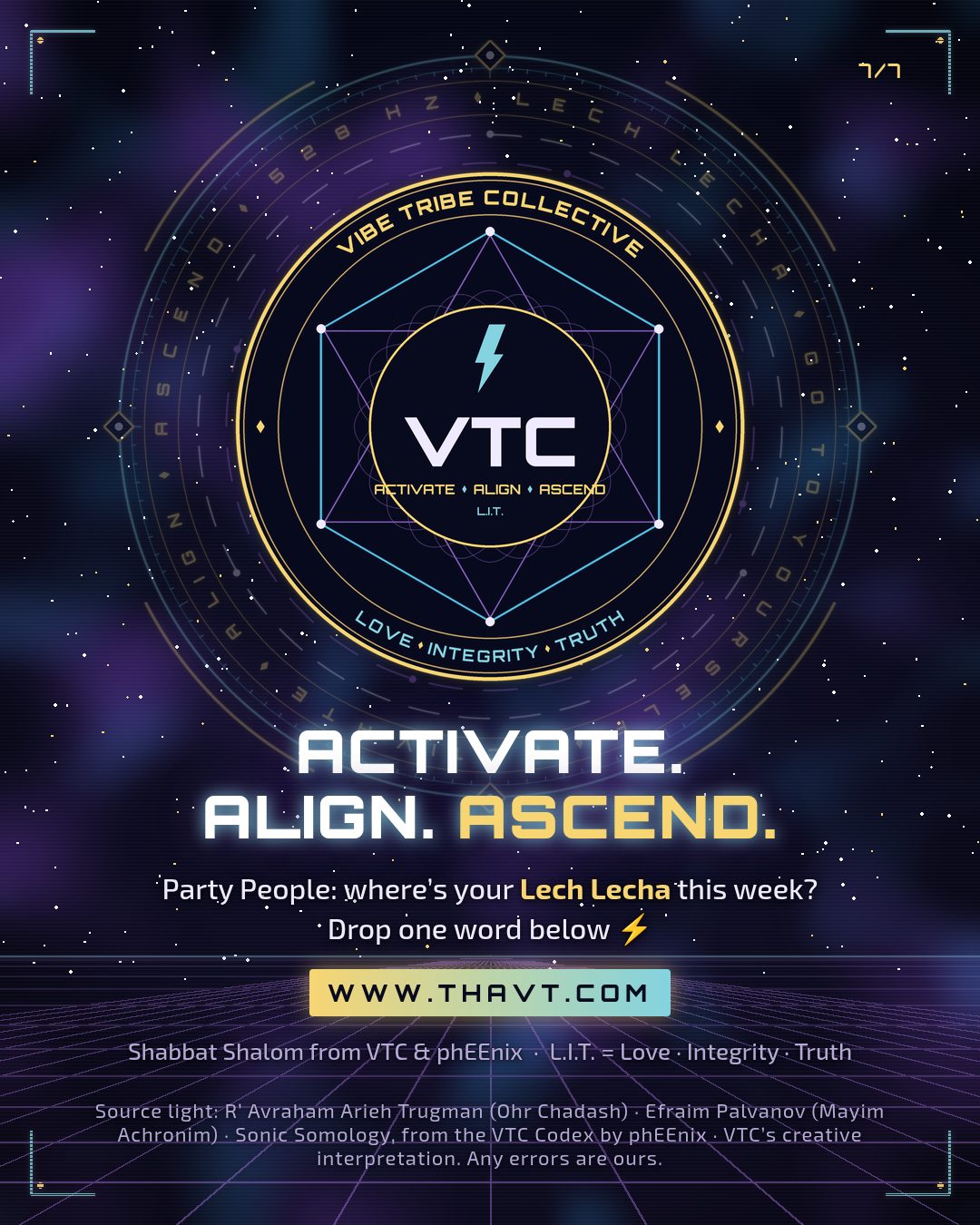 The VTC crest with "Activate. Align. Ascend." and www.thavt.com.
