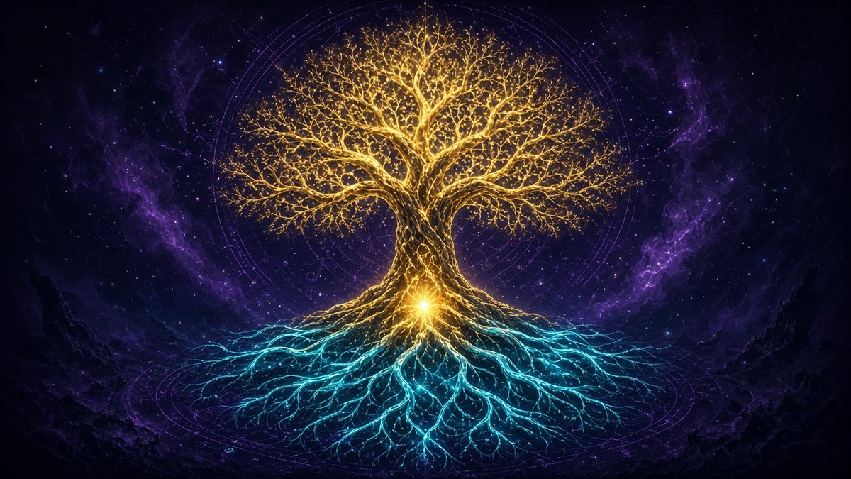 Luminous tree of life — Codex Lumina sacred visual